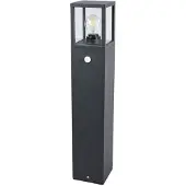 LUCANDE luce di percorso Klemens, 65 cm, sensore, antracite, E27