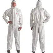 3M 4510M unisex Arbeitsoverall weiß Größe M