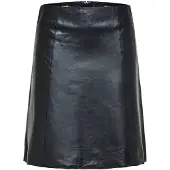 Selected Gonna In Pelle Donne Nero 34