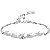 Lacoste Fashionable steel Bracciale da donna Crocodile 2040509