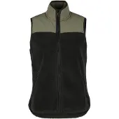 Stoic Women's MerinoHighPile357 VallsboSt. Vest Gilet in pile Donna (XL, nero)