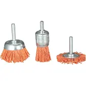 Makita Set di spazzole in nylon 3 pezzi D-70742
