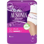 Ausonia Pantaloni Discreet G Plus 8 unità — Pannoloni per incontinenza