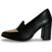 Nae Vegan Shoes Décolleté 'JULIA' beige / nero