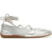 Karl Lagerfeld JEANS Ballerina con cinturino 'Altia' argento