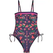 Ted Baker Costume intero modellante navy / verde / rosa / rosso