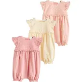 Next Tutina / body per bambino giallo pastello / albicocca / rosa