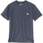 Carhartt Workw Pocket S/S T-shirt Uomo (XL, blu)