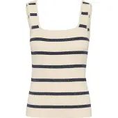 Kaffe Top in maglia 'KAMorita' navy / bianco lana