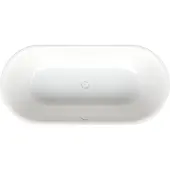 Bette BetteLux Oval Baignoire, version encastrable, 1900x900x450mm, 3467-000Plus, 3467-000Plus