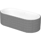 Bette BetteLux Oval Couture Baignoire, 1800x800x450mm, 3466-000TX, 3466-000TX