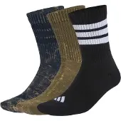 Adidas 3-Stripes Concept Crew WSH 3-Pack Calze casual Uomo (40-42, nero)