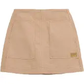 Armedangels Women's Workwear Canvas Mini Skirt Gonna Donna (L, beige)