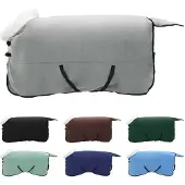 vidaXL Coperta per cavalli, grigio chiaro, 165 cm, in pile polare