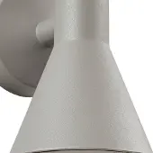 LUCANDE Applique da esterno Xalor, grigio, IP65, metallo, GU10