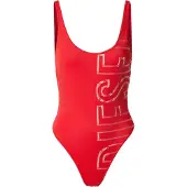 Diesel Costume intero 'PAMELA' rosso / rosso pastello / bianco