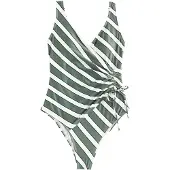 Next Costume intero modellante canna / nero / bianco