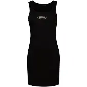 GUESS Jeans Vestito Senza Maniche Slim Rib Embro