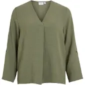 Vila Vijosa V-neck Top Con Maniche A 3/4
