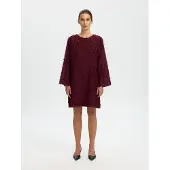 Selected Vestito In Pizzo Donne Viola 34