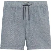 Superdry per uomo. M7110423A Pantaloncini di lino blu scuro (S), Casual, Navy