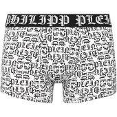 Philipp Plein Boxer in misto cotone stretch stampa lettering