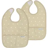 Meyco Baby Bavaglino Gingko 24x33 Cm 2 Unità