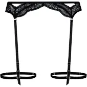 Hunkemoller Reggicalze 'Isabelle' nero