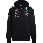 Adidas Felpa sportiva 'Mercedes-AMG Petronas Formula 1 Team' blu chiaro / nero / bianco