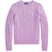 Ralph Lauren Maglia a girocollo in cotone intrecciato con logo Pony