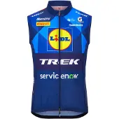 Santini Lidl Trek Wind Vest Gilet da ciclismo (XS, blu)