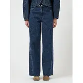 Y.A.S Yasalia Mw Ricamo Jeans A Gamba Ampia