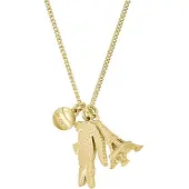Lacoste Collana In Acciaio Placcato Oro Umpire 2040454 — Collana