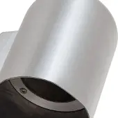 LINDBY Applique da esterno Lupil, alluminio, metallo, GU10, IP44