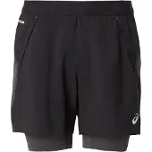 Asics Road 2N1 5'' Short Pantaloncini da running Uomo (S, nero)