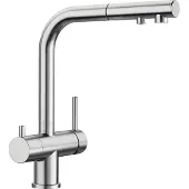 BLANCO Miscelatore da cucina con doccetta FONTAS-S II in acciaio inox spazzolato 525199