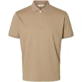 Selected Camicia Polo In Maglia Uomini Marrone M
