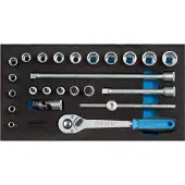 Gedore Modulo utensili CT1/3 Set di chiavi a bussola da 3/8" | 4010886895313