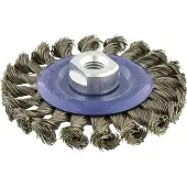Osborn Spazzola Circolare Con Filo Intrecciato 0402631151 M14 115 Mm