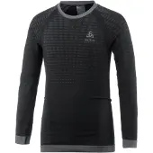 Odlo Biancheria intima sportiva 'Evolution Warm' grigio / nero