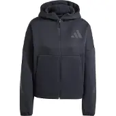 Adidas Giacca di felpa sportiva 'Z.N.E.' grigio / nero