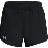 Under Armour Pantaloni sportivi 'Fly-By' nero / bianco