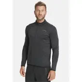Endurance Ledger Waffle Melange Midlayer Pullover in pile Uomo (S, nero)