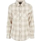 Urban Classics Camicia A Maniche Lunghe Turnup Checked