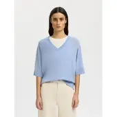 Selected Top A Maglia Donne Blu XL
