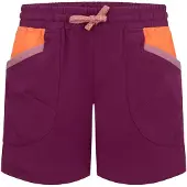 TROLLKIDS Girl's Senja Shorts Pantaloncini Bambini (128, lilla)