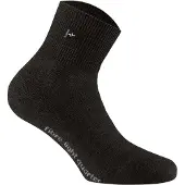 Rohner Fibre Light Quarter Calze casual (44-46, nero)