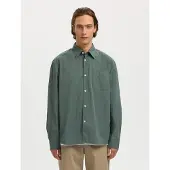 Selected Camicia A Maniche Lunghe Uomini Verde S