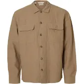 Selected Camicia Over Uomini Marrone XL