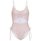 LASCANA Costume intero indaco / menta / arancione scuro / rosé